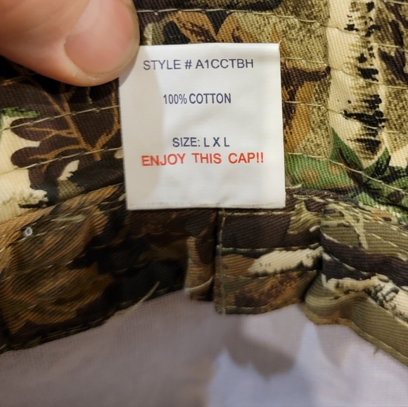 bucket / Boone hat, real tree. size LG. - Picture 5 of 6